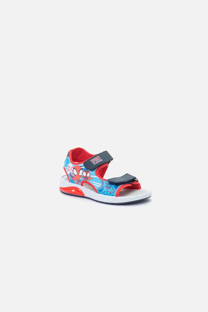 SANDALIAS CON LUCES DE SPIDER-MAN MULTICOLOR PARA NIÑO