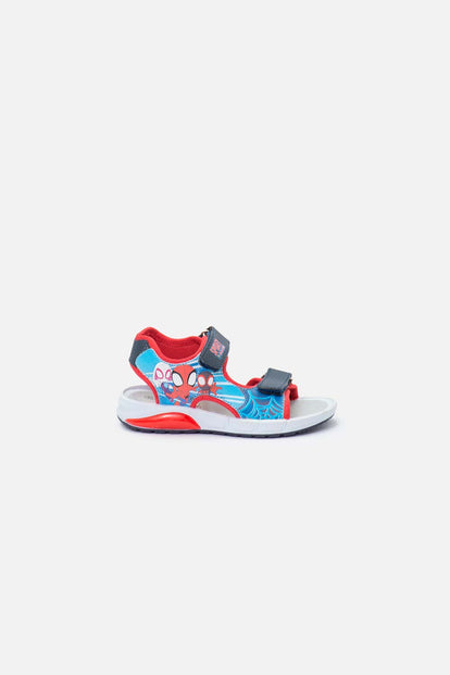 SANDALIAS CON LUCES DE SPIDER-MAN MULTICOLOR PARA NIÑO