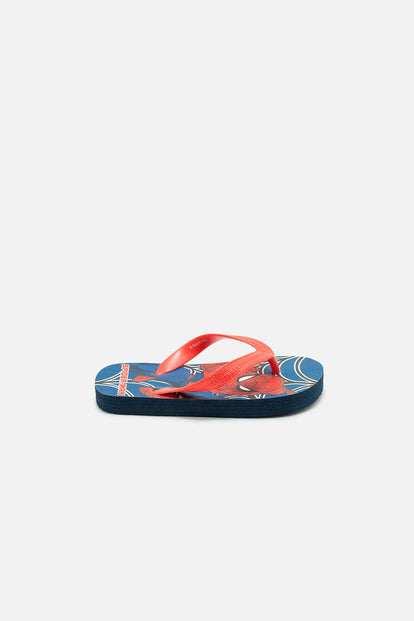 SANDALIA DE SPIDER-MAN ROJO Y AZUL PARA NIÑO